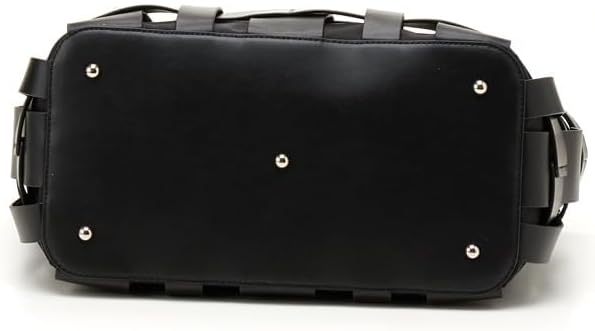 イザック] ハンドバッグ 【リサイクルレザー】 メッシュかごバッグ